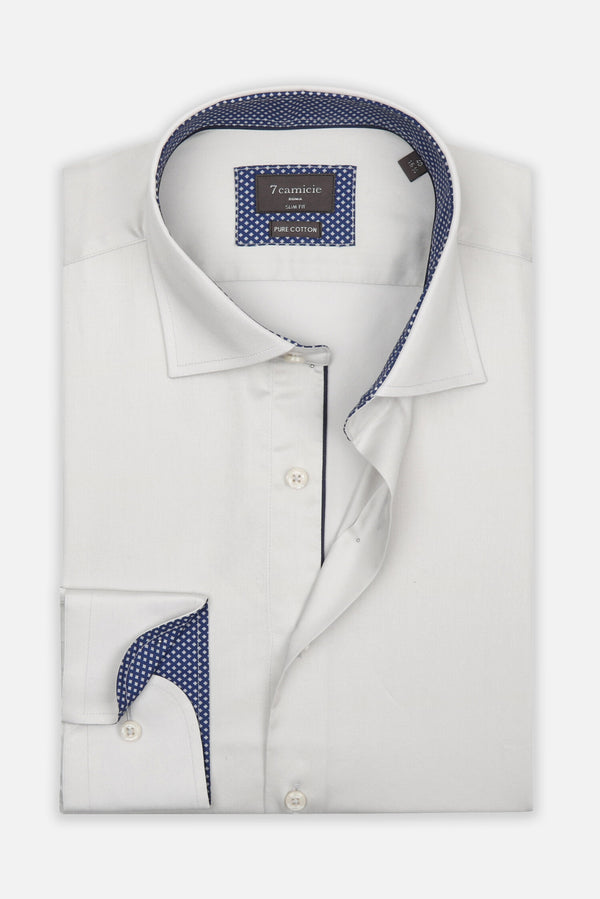 Chemise Homme Firenze Sport Satin Gris