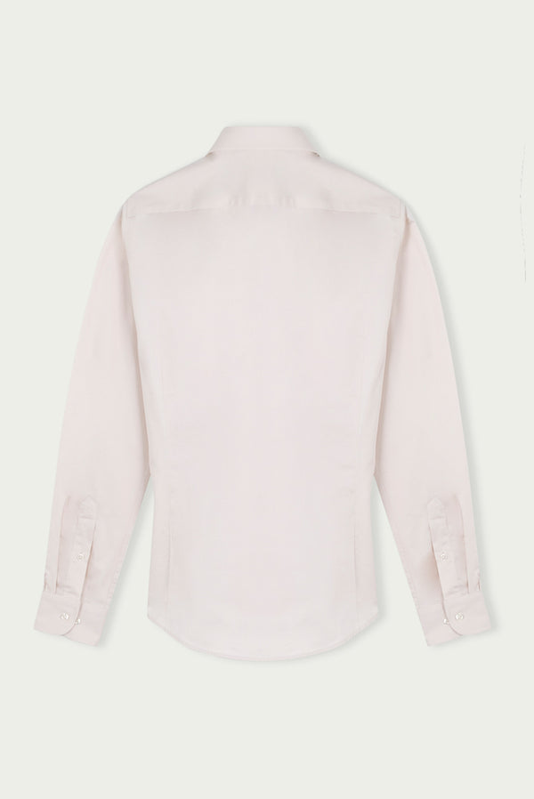 Camisa Hombre Firenze Essential Satin Blanco
