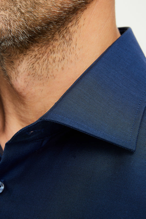 Firenze Essentials Twill Man Shirt Blue Non Iron