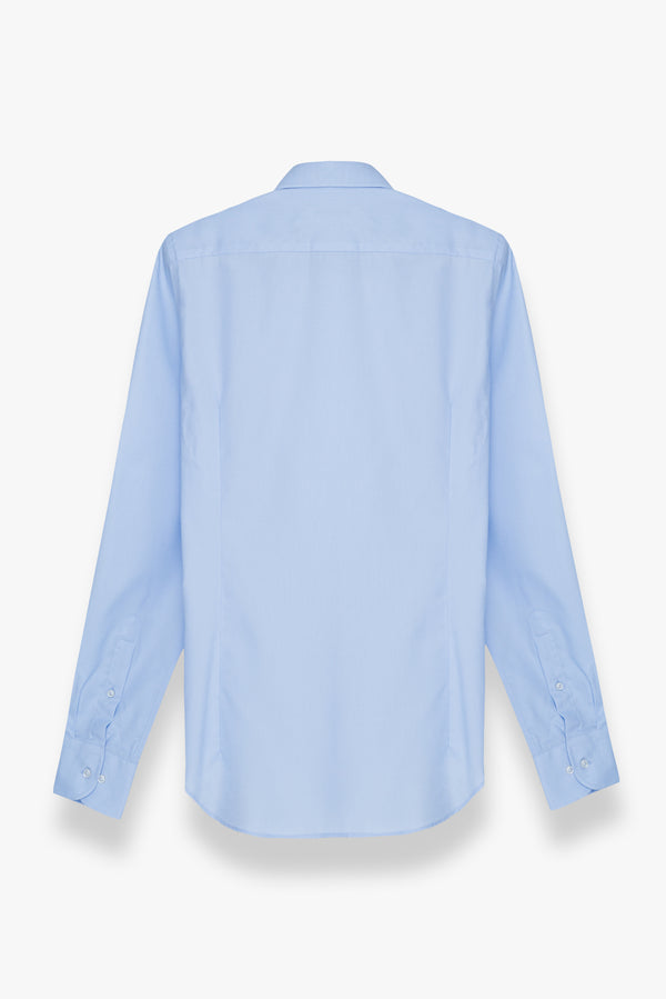 Camisa Hombre Firenze Oxford Azul Claro Sin plancha
