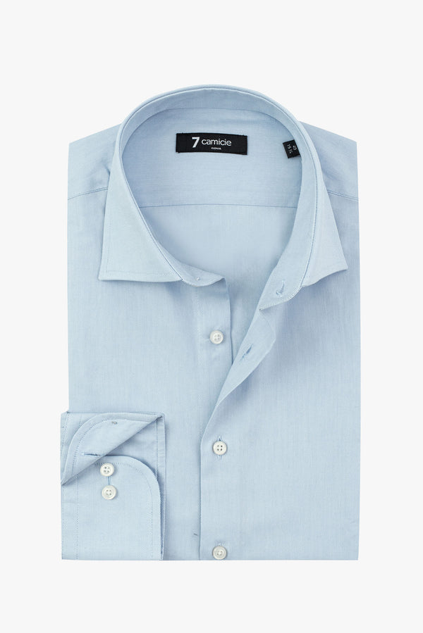 Firenze Essential Oxford Man Shirt Light Blue