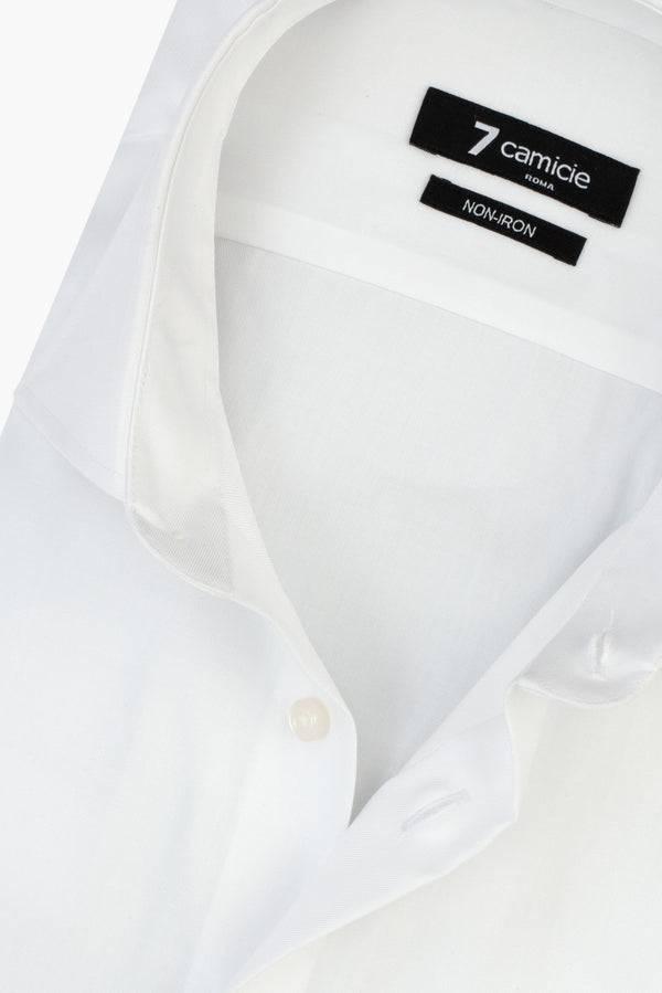 Firenze Essential Twill Man Shirt White Non Iron