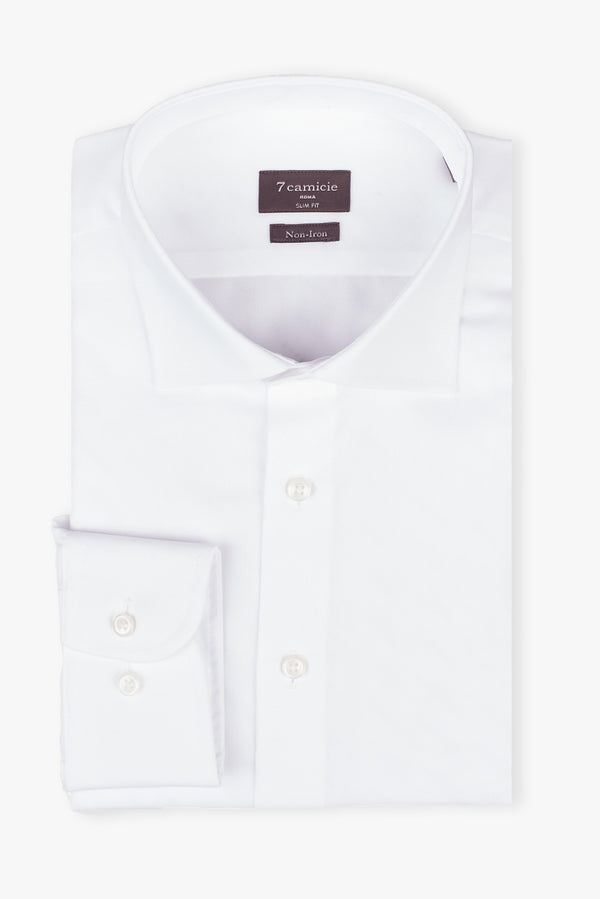 Firenze Essentials Oxford Man Shirt White Non Iron