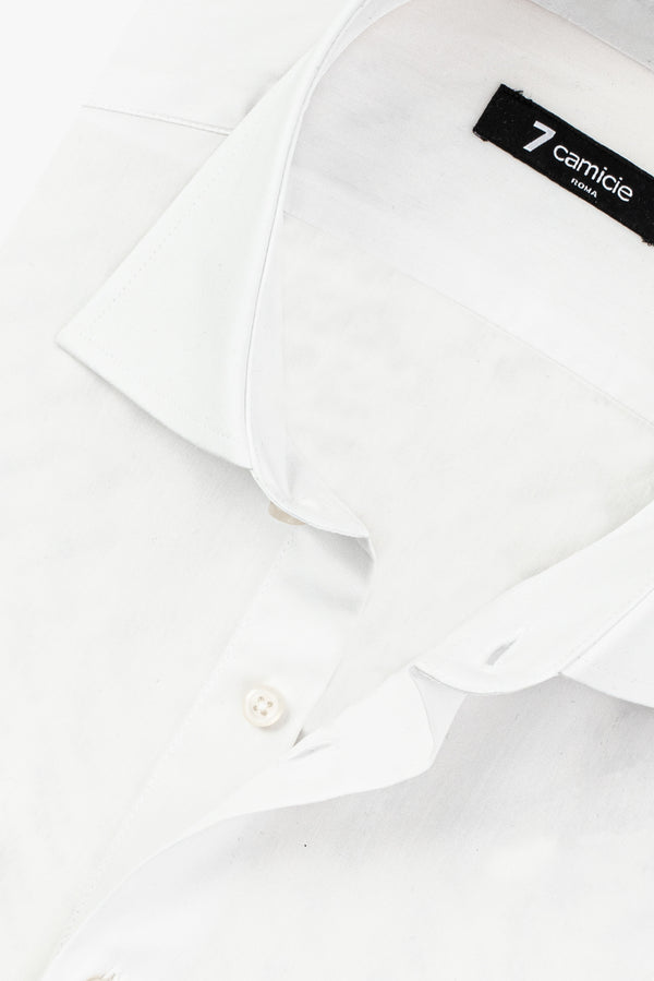 Camicia Uomo Firenze Popelin Stretch Bianco