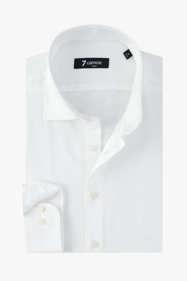 Firenze Essentials Satin Man Shirt White