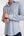 Firenze Essential Herren Hemd Leinen Weiss Blau
