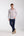 Camicia Uomo Firenze Essential Lino Bianco Celeste