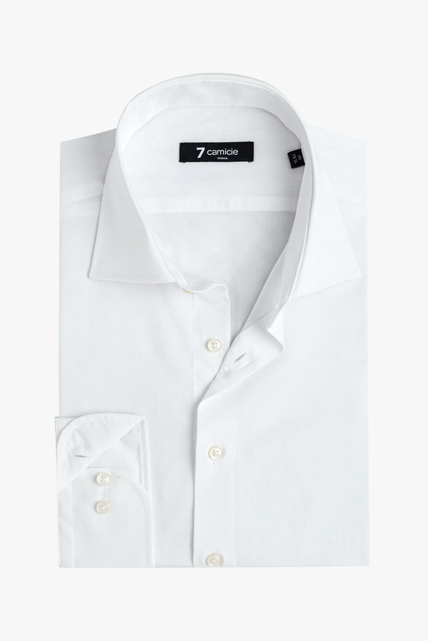 Firenze Essentials Satin Man Shirt White Non Iron