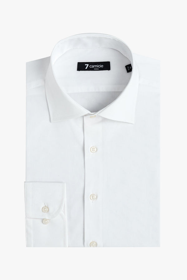 Firenze Essentials Satin Man Shirt White Non Iron