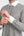 Camicia Uomo Popelin Stretch Grigio Bianco