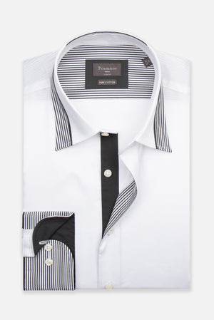 Sport Satin Man Shirt White