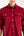 Chemise Homme Sport Velours Rouge