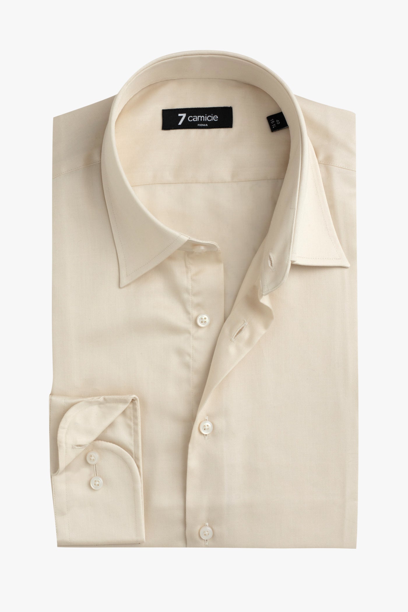 Men's Champagne Shirt Romeo Essential | Italian Slim Fit Men's Champagne Shirt Romeo Essential | Italian Slim Fit