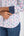 Silvia Iconic Damen Hemd Poplin Stretch Weiss Rosa