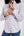 Silvia Iconic Damen Hemd Poplin Stretch Weiss Rosa