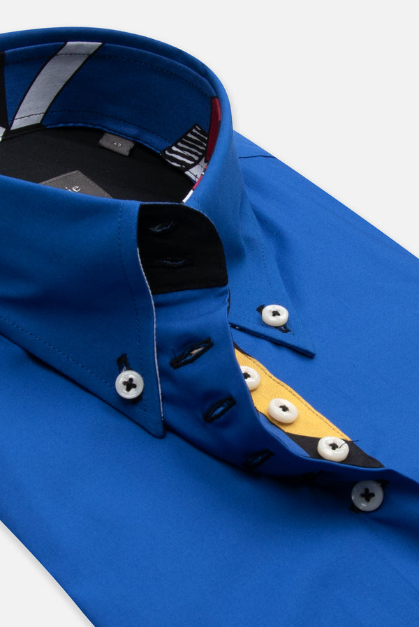 Camicia Donna Silvia Iconic Popelin Stretch Blu scuro