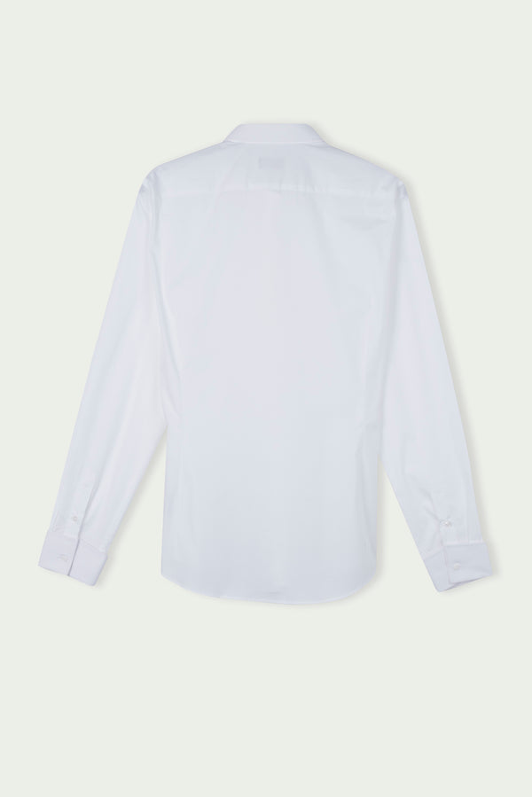 Romeo Essentials Poplin Stretch Man Shirt White