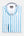 Camisa Hombre Roma Iconic Armaturato Blanco Azul Claro