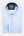 Roma Iconic Herren Hemd Jacquard Weiss Hellblau