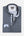 Camisa Hombre Roma Iconic Popelin Stretch Azul Blanco
