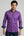 Camicia Uomo Roma Iconic Satin Viola