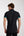 Roma Iconic Poplin Stretch Man Shirt Short Sleeve Black