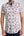 Camisa Hombre Manga corta Roma Iconic Popelin Stretch Blanco Azul