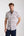 Camisa Hombre Manga corta Roma Iconic Popelin Stretch Blanco Azul