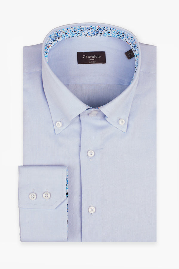 Chemise Homme Roma Sport Oxford Bleu clair