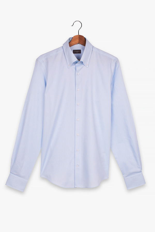 Roma Sport Oxford Man Shirt Light Blue