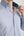 Camisa Hombre Roma Sport Popelin Stretch Blanco Azul Claro