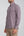 Roma Iconic Poplin Stretch Man Shirt Purple White