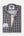 Roma Iconic Poplin Stretch Man Shirt Black White