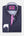 Camisa Hombre Roma Iconic Popelin Stretch Azul Blanco