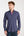 Camisa Hombre Roma Iconic Popelin Stretch Azul Blanco