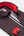 Roma Iconic Herren Hemd Poplin Stretch Schwarz Rot