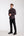 Camisa Hombre Roma Iconic Popelin Stretch Negro Rojo