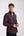 Camisa Hombre Roma Iconic Popelin Stretch Negro Rojo