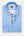 Camicia Uomo Roma Iconic Popelin Stretch Bianco Blu