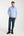 Camisa Hombre Roma Iconic Popelin Stretch Blanco Azul