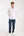 Camisa Hombre Roma Iconic Popelin Stretch Blanco Azul