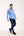 Roma Iconic Herren Hemd Satin Hellblau