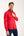 Camicia Uomo Roma Iconic Satin Rosso