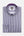Roma Iconic Poplin Stretch Man Shirt White Purple