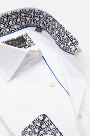 Poplin Stretch Man Shirt White