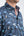 Chemise Homme Sport Popelin Stretch Bleu Gris