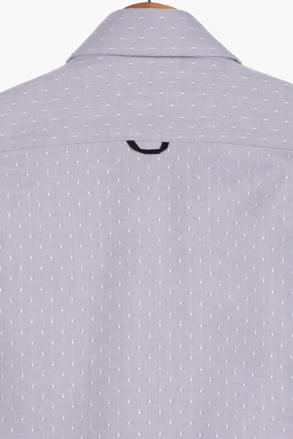 Camicia Uomo Marco Polo Iconic Oxford Grigio Bianco