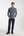 Camisa Hombre Marco Polo Iconic Popelin Stretch Azul Blanco