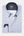 Camicia Uomo Sport Popelin Stretch Bianco Blu
