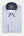 Camicia Uomo Sport Popelin Stretch Bianco Blu